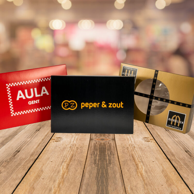 Cateringdozen bedrukking