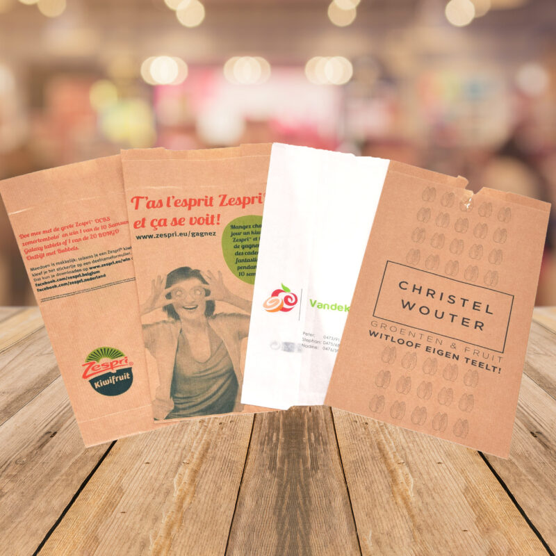 Fruitzakken bedrukking