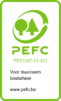 Pefc label pefc07 31 423 standaard