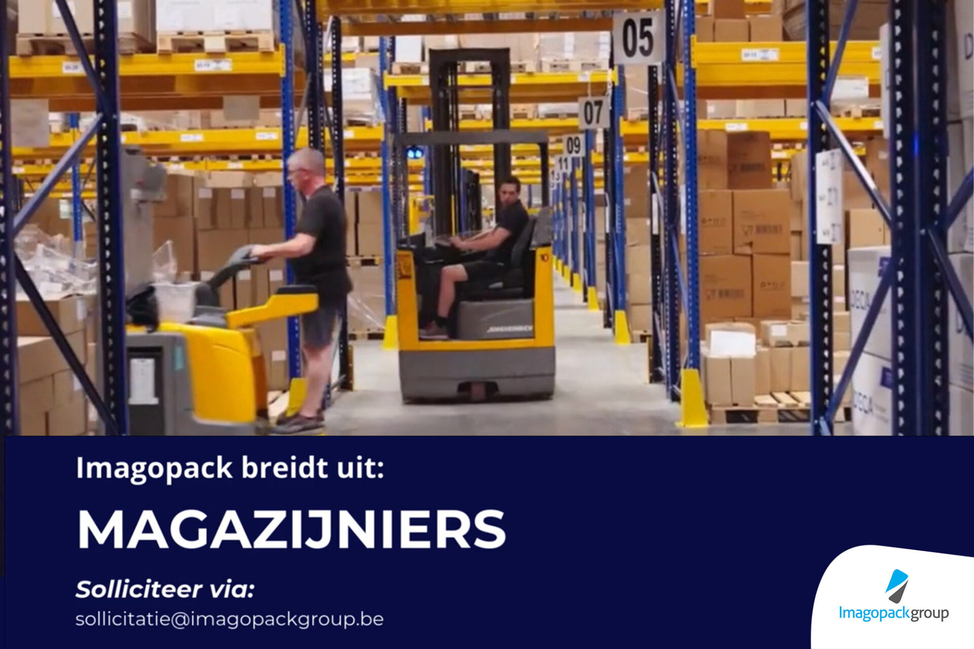 Foto magazijnier website